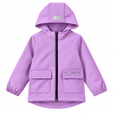 Dětská softshell bunda - look up at the stars lila