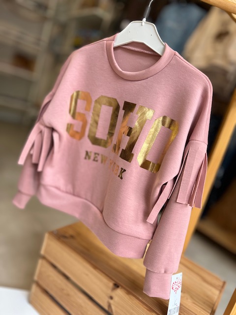 Mikina SOHO , nude pink