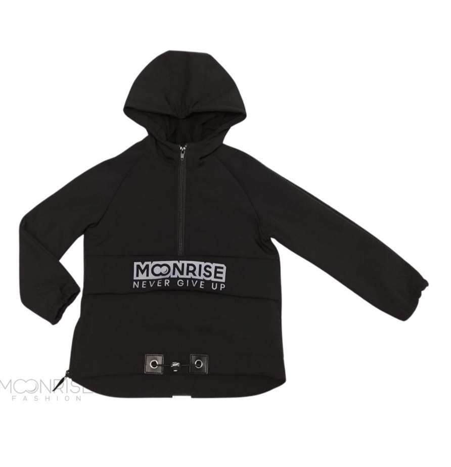 Dětská softshell bunda - anorak black