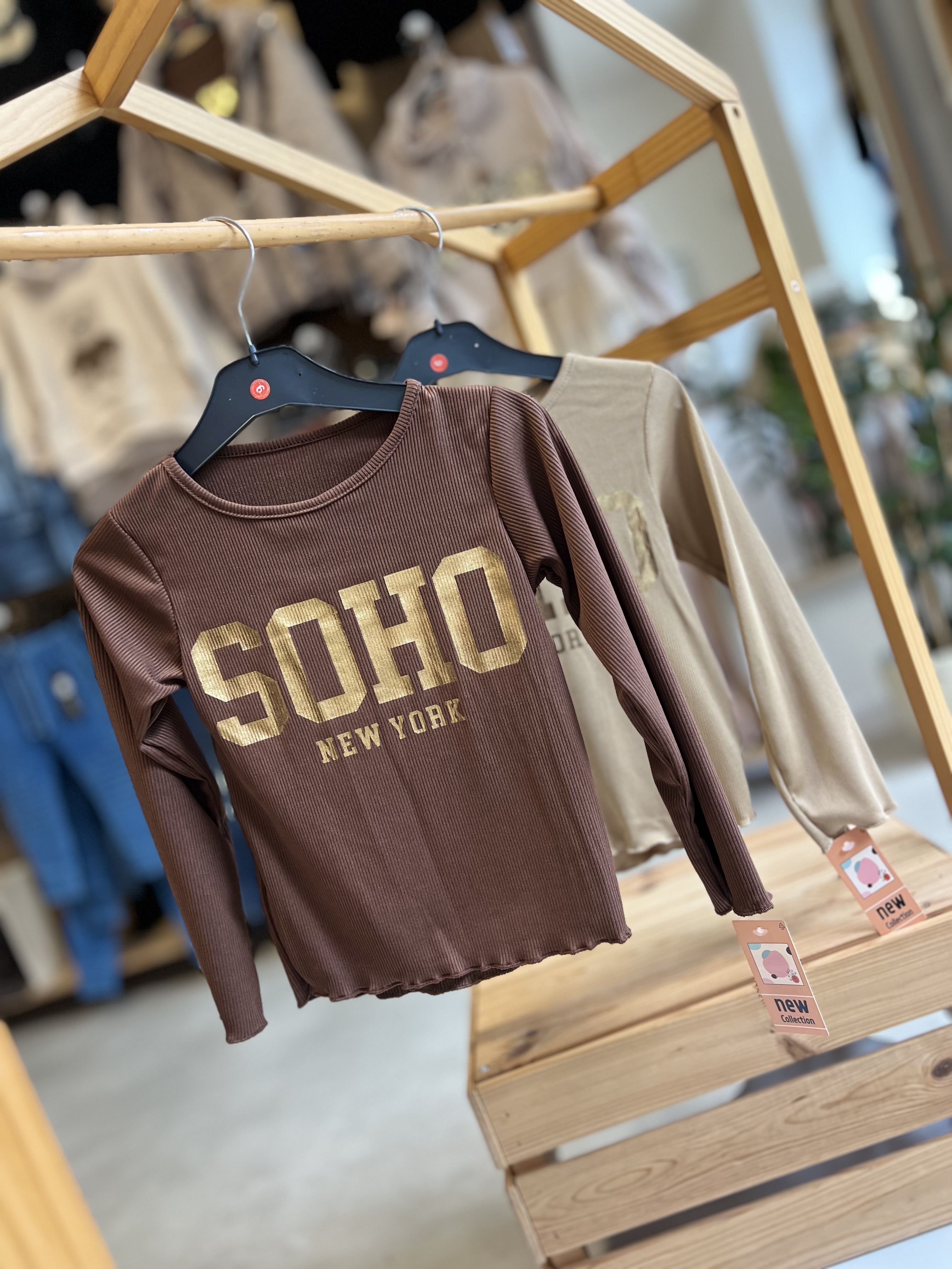 Triko SOHO, hnědá