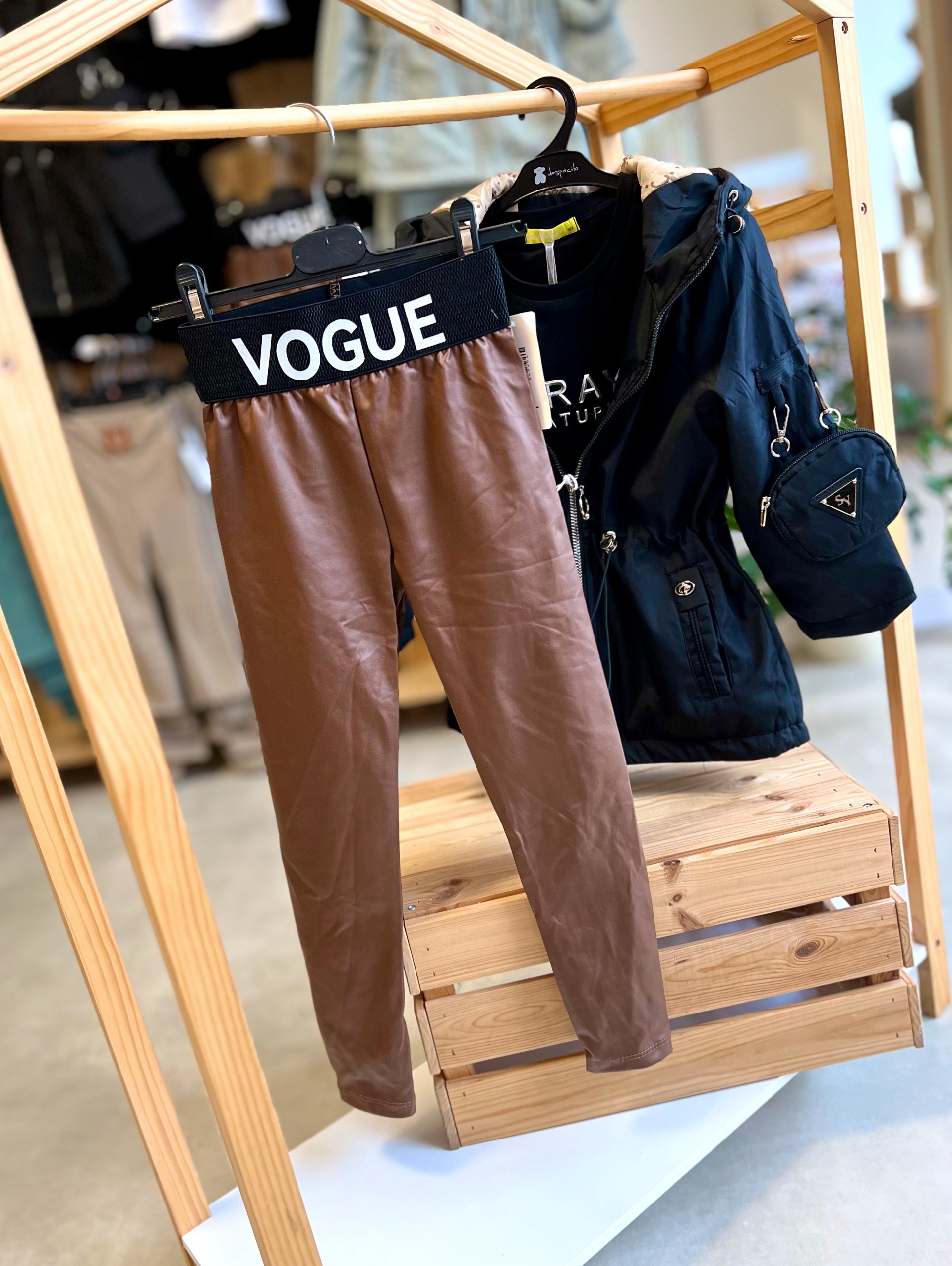 Legíny Vogue, brown