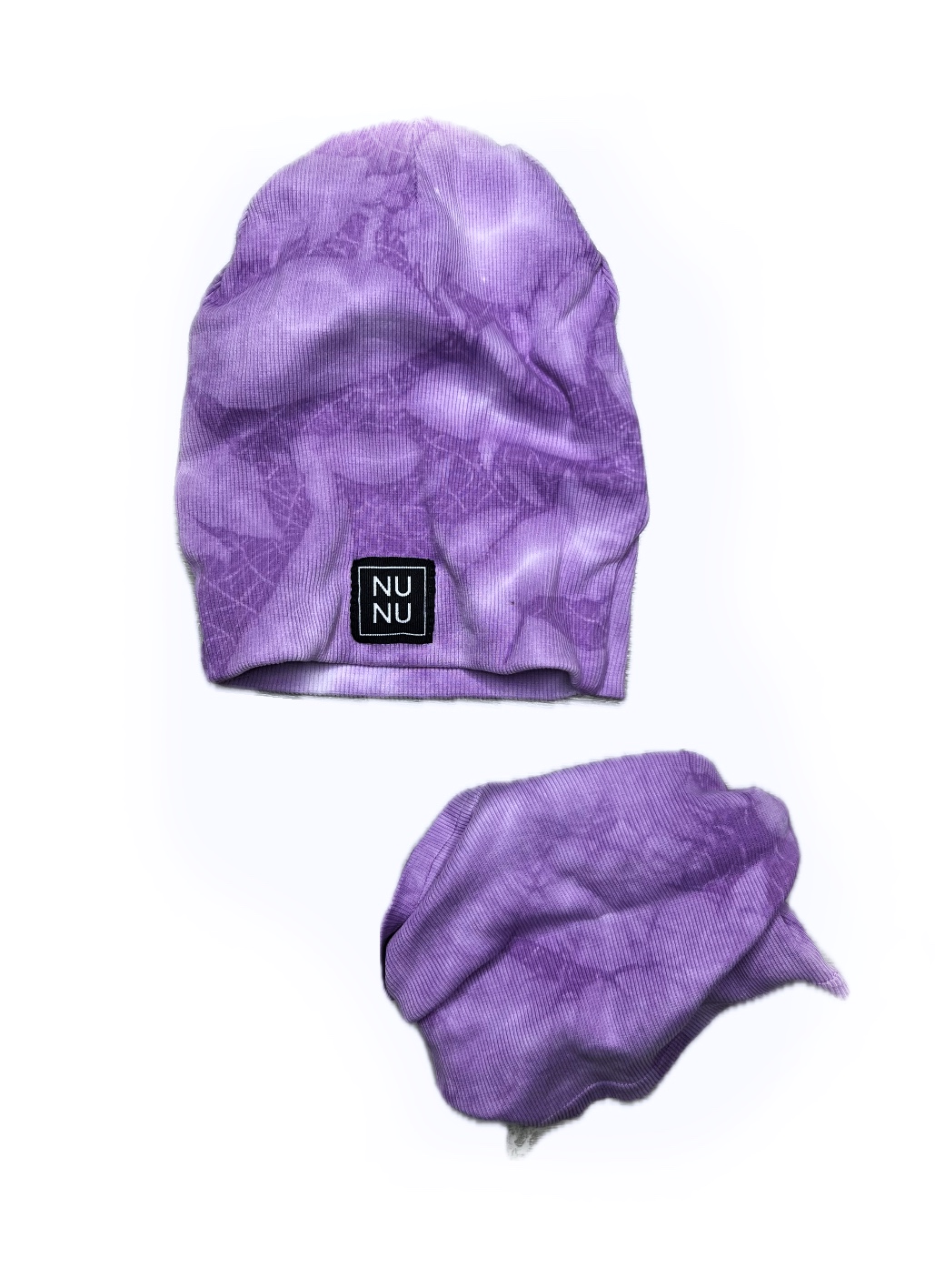 Čepice Nunu s nákrčníkem, violet