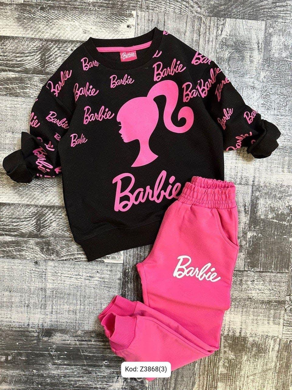 Tepláková souprava Barbie, black pink