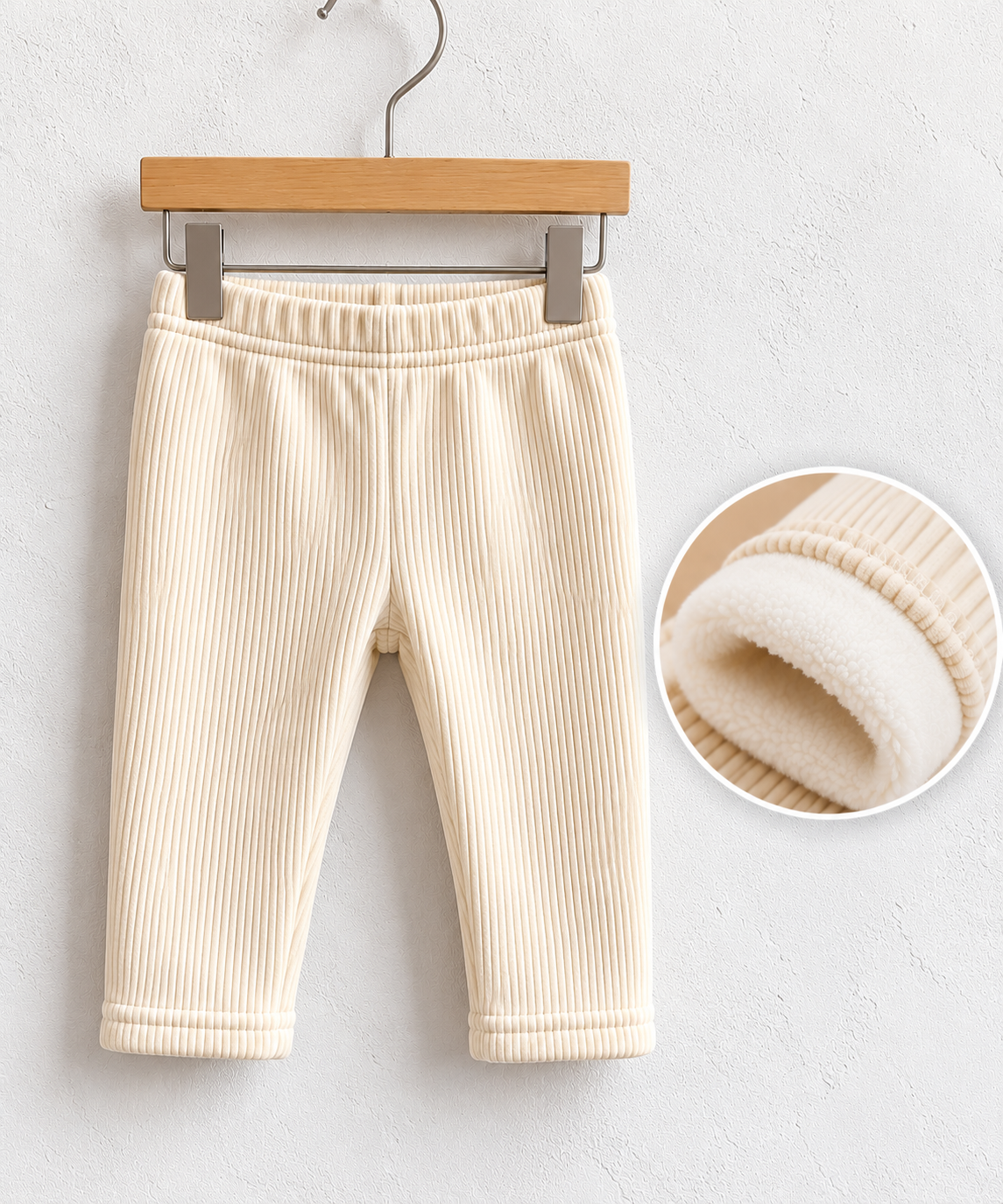 Zateplené legíny, beige