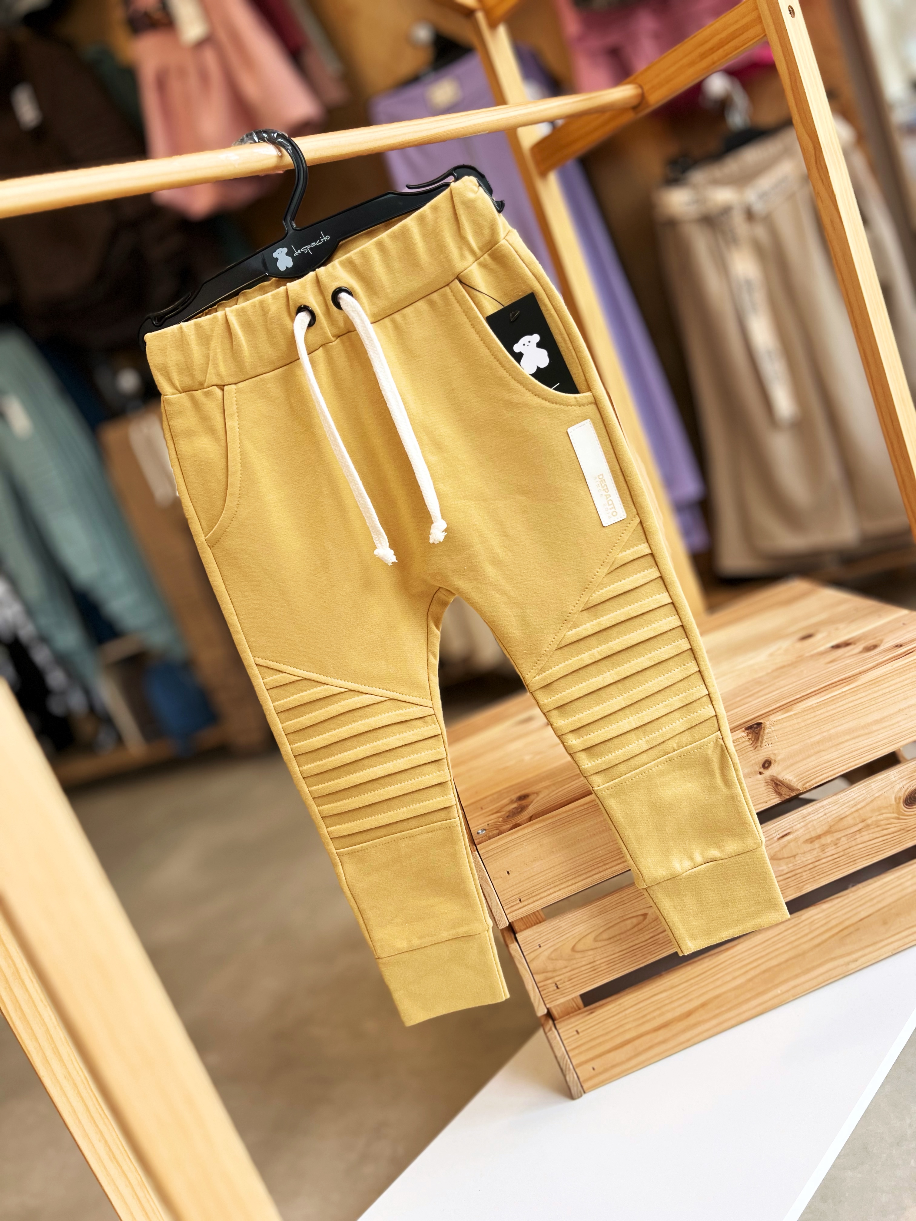 Kalhoty Despacito basic , yellow