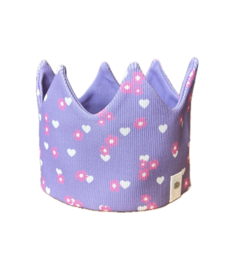 Čelenka korunka , kytička lila