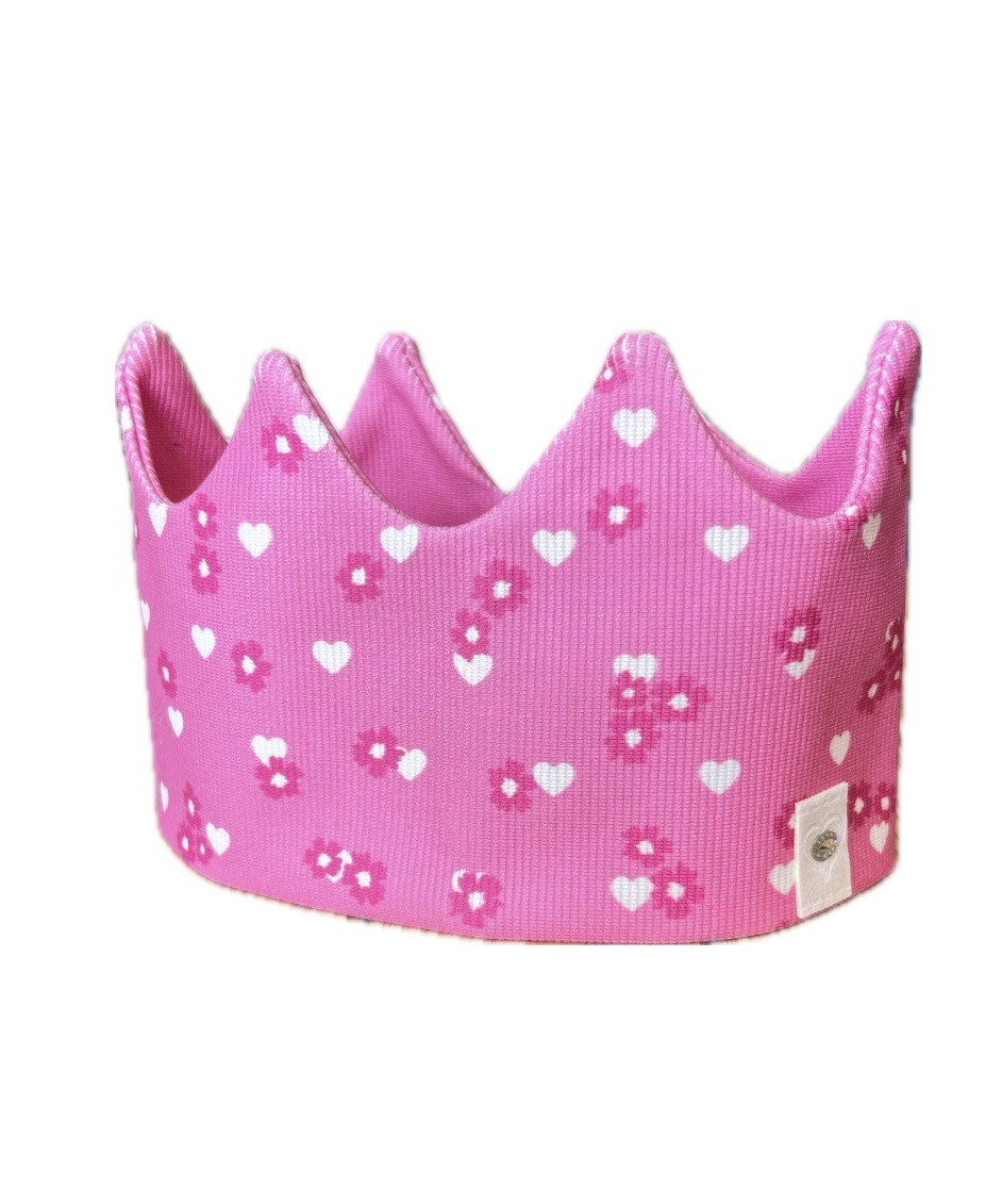 Čelenka korunka , kytička tmavě růžová