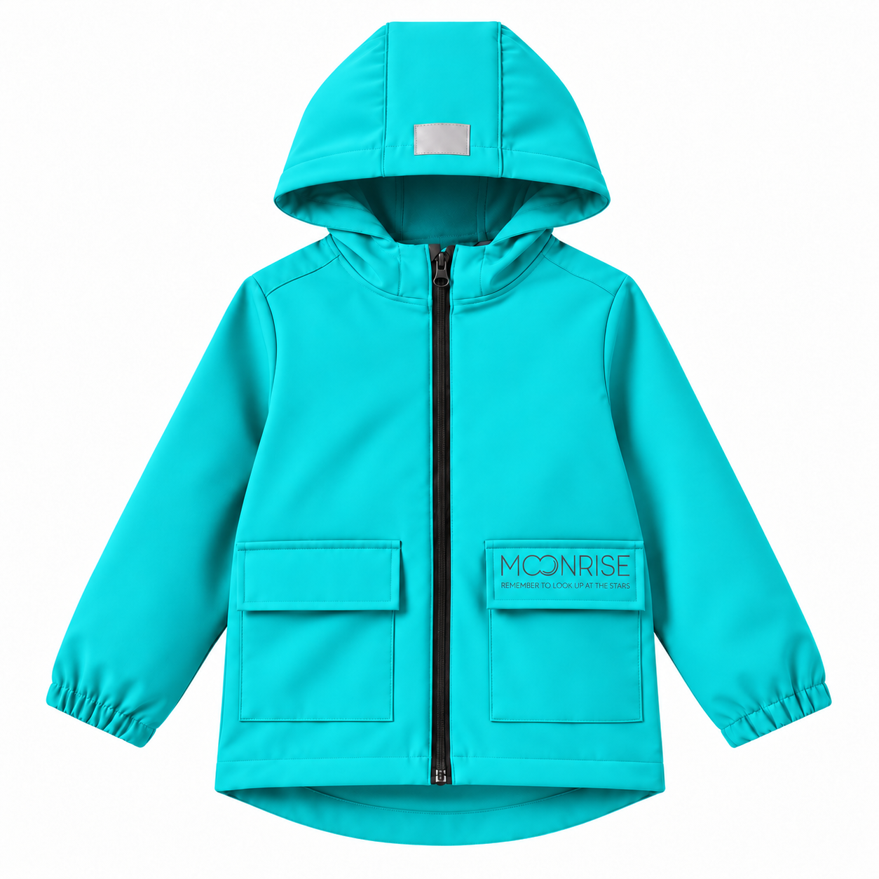 Dětská softshell bunda - look up at the stars sky Lagoon Turquoise