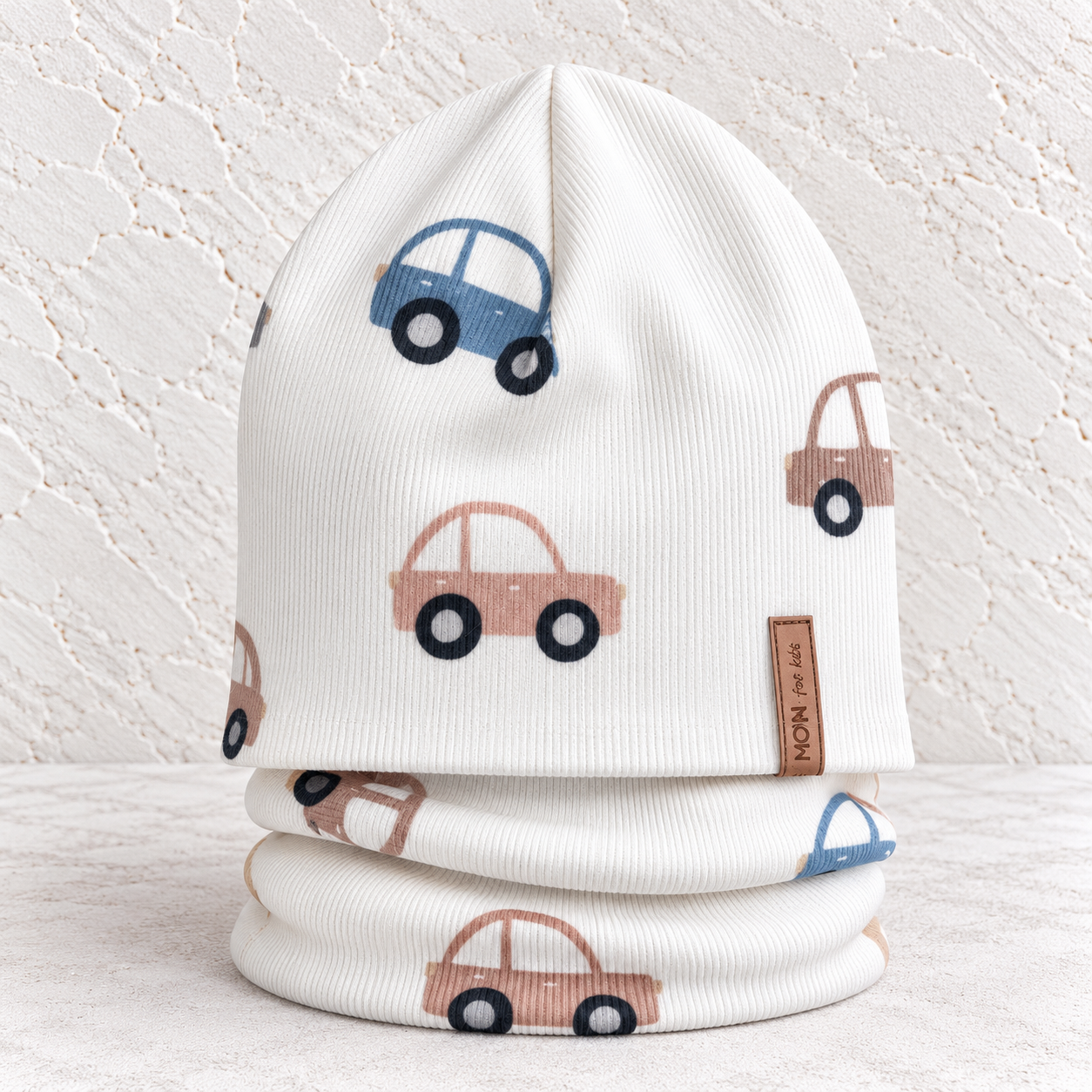 Čepice s nákrčníkem BY Mona - auto