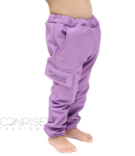 Softshellové kalhoty, lila